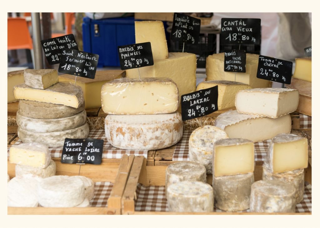 Une région fromagère, des fromages !