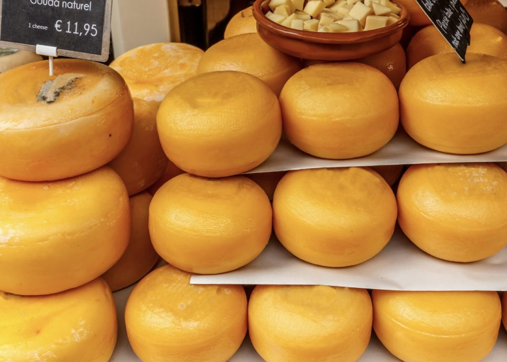 Fromages étrangers hollandais: le Gouda, le Gouda à la truffe, le Gouda au cumin…